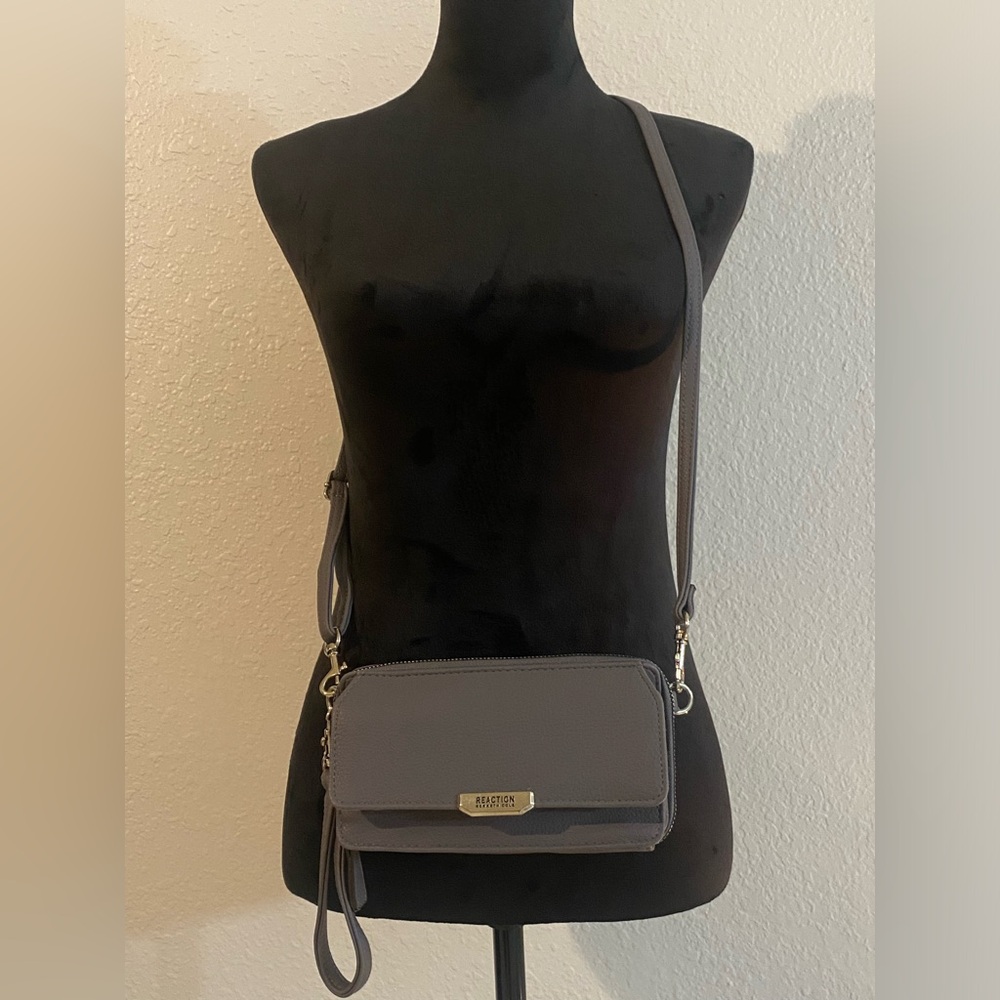 Kenneth Cole Crossbody - Dark Gray